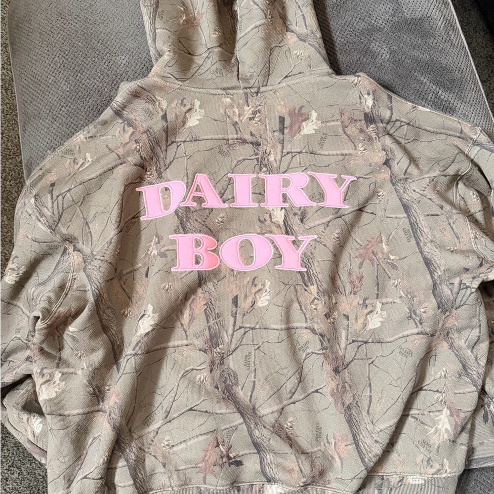 Dairy boy evergreen hoodie